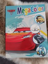 Megacolor kleurboek Disney pixar cars 3
