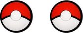 FSW-Products - Thumb grips - 1 Paar = 2 Stuks - Nintendo Switch & Lite - Joystick/Controller Grips - Joy-Con Thumbsticks - Thumbgrips - Switch grips - Pokémon Ball - Rood / Wit