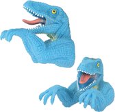 Dino World Vingerpop Blauw