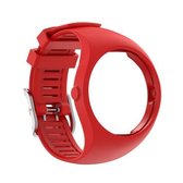 Voor POLAR M200 textuur siliconen vervangende horlogeband, één maat (rood)