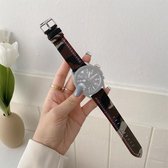 22mm Voor Samsung / Huawei Smart Watch Universele Drie Lijnen Canvas Vervangende Band Horlogeband (Camouflage Zwart)