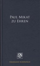 Paul Mikat Zu Ehren