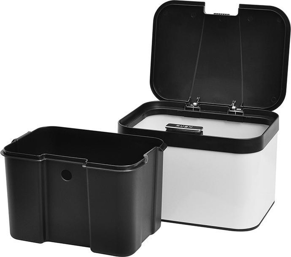 Premium compostbak en binnenemmer 4.3L - Groenafval - Compost - Afvalbakje aanrecht - Compostemmer keuken - Afvalemmer