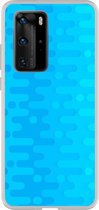 Smartphonebooster Telefoonhoesje - Back Cover - Geschikt Voor Huawei P40 Pro - Blue En Blue