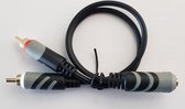 HQ 3.5mm jack female to 2xRCA (tulp) male