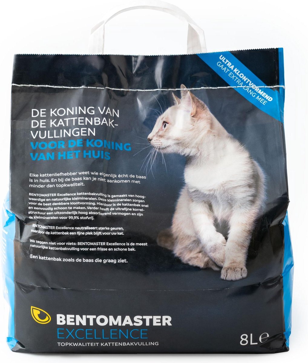 BENTOMASTER Excellence - Kattenbakvulling - 8l - Uitzonderlijk hoog  absorberend... | bol.com