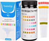 SmartImprove 6-in-1 Aquarium SPA Water Test Strips, 100 Count 6-Way Zoetwater en Zoutwater Test Strips Easy Test PH Totale Hardheid Chloor Alkaliniteit Cyanuric Acid voor Fish Tank