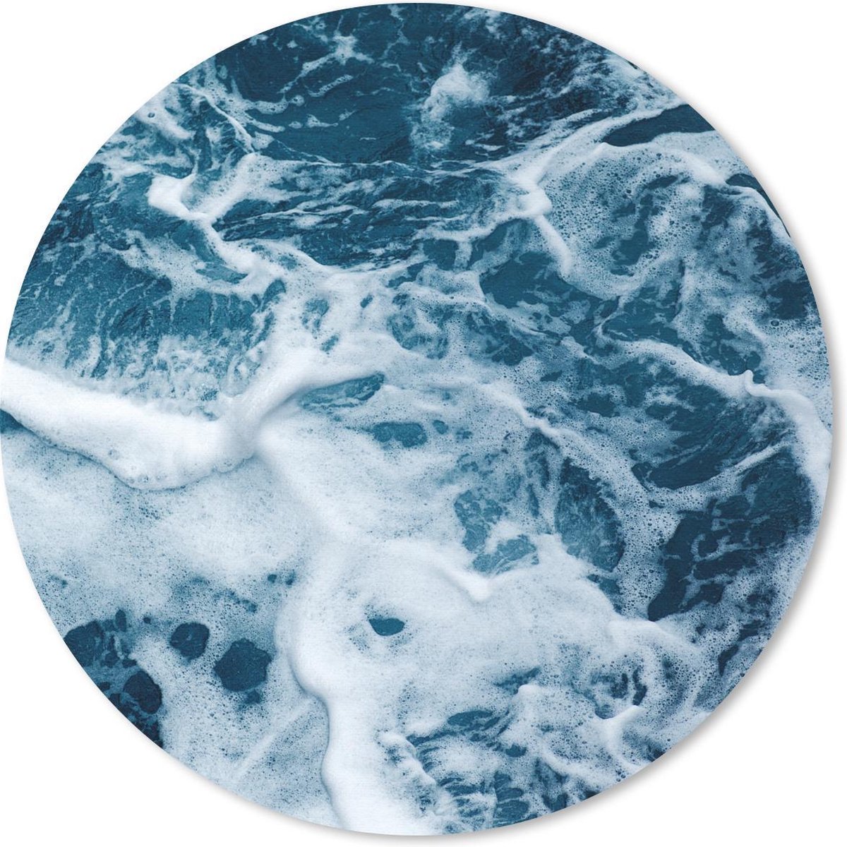 Muismat rond 20x20 cm - Mousepad Golf - Water - Zee - Ronde muismatten
