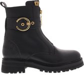 Meisjes Enkellaarzen Red-rag 12296-359 Gold Fantasy Zwart - Maat 37