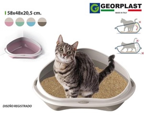 Kattenbak Shuttle Corner Big (58 x 48 x 20,5 cm)