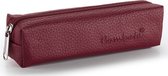 Bombata Etui Classic 19 X 5 Cm Kunstleer Donkerrood
