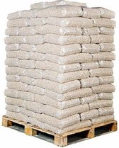 Hakevo - Hout pellets - Pellet - Pellet kachel - Openhaard - Hout korrels - Wit - 98 zakken van 10KG (980 kg) - Thuis geleverd op Pallet