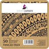 Marpa Jansen 50 tangle tiles bruin