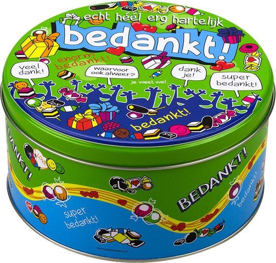 Snoeptrommel - Bedankt