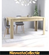 SALE !! SALE!! - Eettafel - Spaanplaat - Sonoma eikenkleurig- Rechthoek - Modern - Design - Eten - Nieuwste Collectie