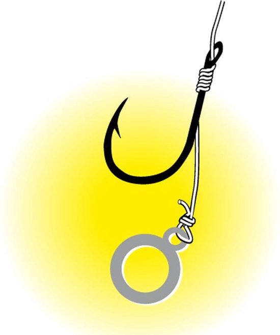 6 x Kant-en-Klare Nylon Feeder Onderlijnen + Baitband Onderlijn 18/00 Haakmaat 14 Method Feederhaken van Merkloos — afbeelding 2