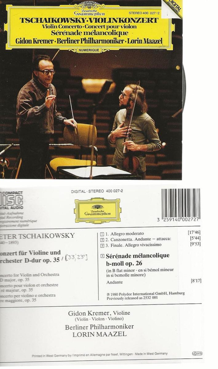 Serenade Melancolique - Cd Album