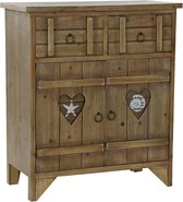 Dientafel DKD Home Decor Pijnboom Hout MDF (69.8 x 34.5 x 80.5 cm)