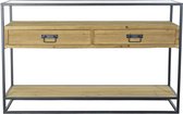 Console DKD Home Decor Metaal Kristal Spar (120 x 40 x 76 cm)