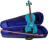 Viool - viool muziekinstrument - violin - Blauwe kinder viool
