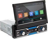 TechU™ Autoradio T122 – 1 Din – 7.0 inch Touchscreen Monitor – FM radio – Bluetooth & Wifi – AUX – USB – SD – Handsfree bellen – Incl. GPS Navigatie – Android 9.1