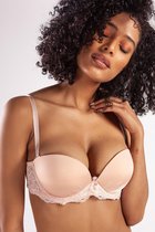 Gracia Voorgevormde Push-up Strapless BH - Maat 80B - Poeder