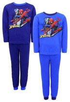 Spiderman Marvel Pyjama - Donkerblauw - 1 stuks. Maat 98/104 cm - 3/4 jaar