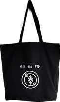 ETH tas - Totebag - Zwart - 'All in ETH'