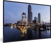 Cadre photo avec affiche - Rotterdam - Gratte-ciel - Water - 30x20 cm - Cadre pour affiche