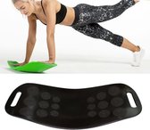 ABS Twist Fitness Balance Board Buik Been Swing Oefenplank Yoga Balance Board (zwart)
