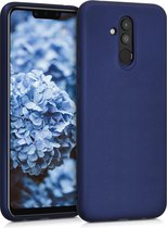 kwmobile telefoonhoesje geschikt voor Huawei Mate 20 Lite - Hoesje voor smartphone - Back cover in metallic blauw