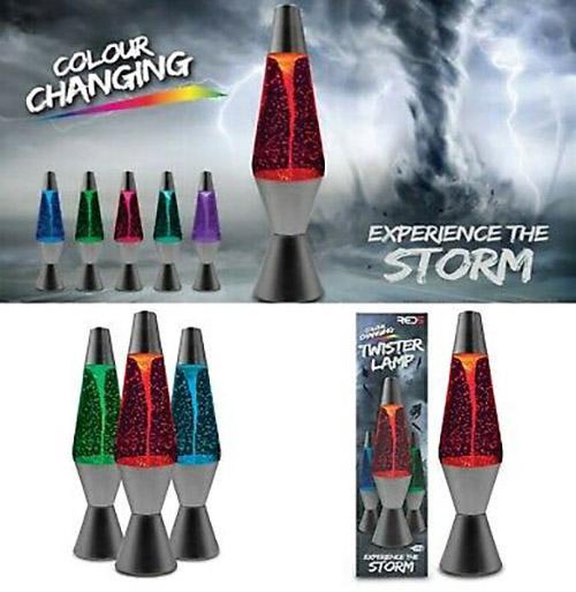 RED5 - Twister Storm Lamp - 36.5CM