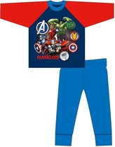 Avengers pyjama - rood / blauw - Marvel Avenger pyjamaset - maat 140