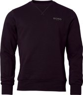 Björn Borg Logo Sweater  - Trui - Sweatshirt - Met Ronde Hals - Heren - Maat M - Zwart