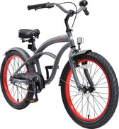 Bikestar 20 inch Cruiser kinderfiets, grijs