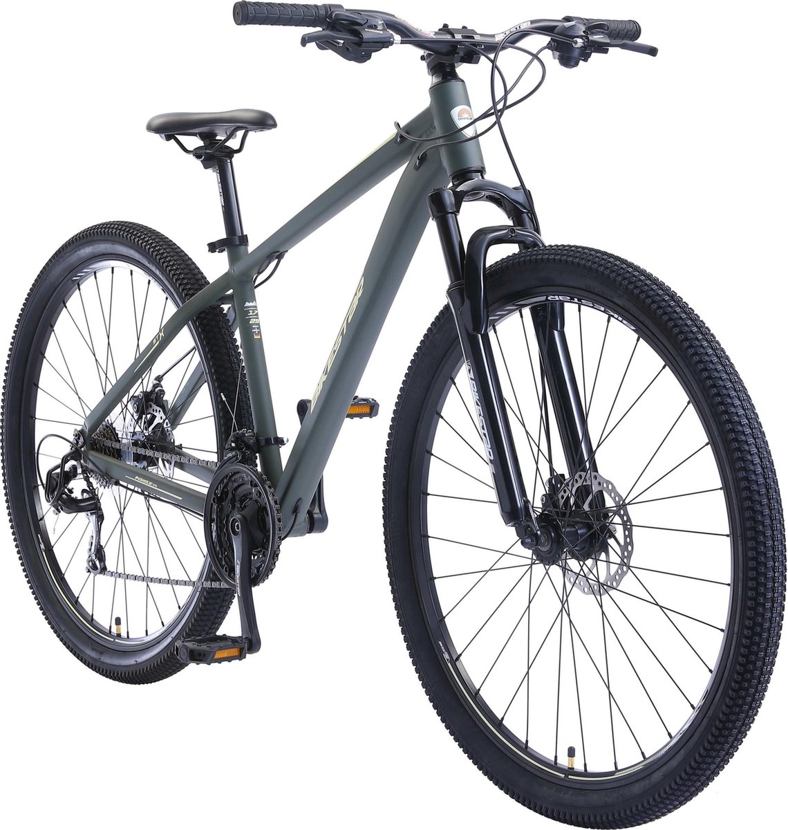 Bikestar 29 inch 21 speed hardtail Sport MTB groen beige