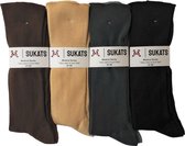Sukats® Huissokken - Homesocks - Blauw - One-Size - Maat 37-44 - Winter - Warm - Dames en Heren Huissokken - Variant 4