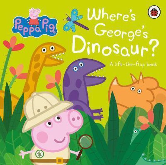 Peppa Pig- Peppa Pig: Where's George's Dinosaur?: A Lift The Flap Book, Peppa  Pig |... | bol
