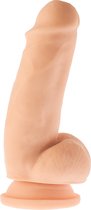 Champs - Stocky Realistiche Dildo met zuignap - 18 cm -Ook voor anaal gebruik -  beige