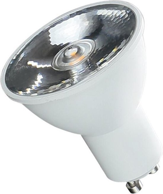 Spectrum - LED spot GU10 - 6W vervangt 40W - 3000K warm wit licht - 10° lichtspreiding