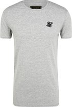 Siksilk shirt Grijs Gemêleerd-Xxl