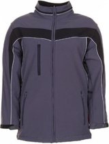 Planam softshell jas Plaline (2700) - Donkergrijs | Zwart - XS