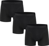 Bambocks Bamboe Boxershort heren zwart 3 pack Large - geen logo in band