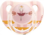Suavinex fopspeen Ballerina - Roze - Anatomische fopspeen - Latex - 0-6 maanden
