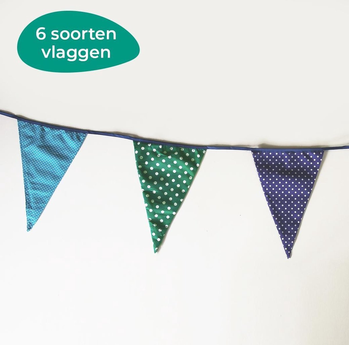 Witte vlaggen karton - DIY - 5 stuks - Maak je eigen vlaggenlijn