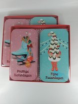 48 cartes de Noël de luxe - Cartes de Noël et Nouvel An avec enveloppes - Cartes doubles avec enveloppes