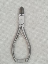 Belux Surgical Nagelknipper/Nageltang met kruisveer gebogen 14cm RVS