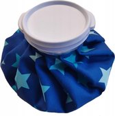 Rojafit - Ice Bag - Herbruikbare IJszak - Ø 16 cm - Blue Stars