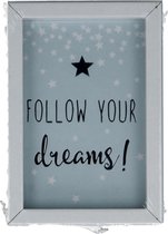 Fotolijst met Compliment 'Follow your Dreams'