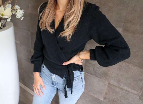 BIBI Wikkelvest Zwart One Size Zwart Luvee Fashion bol